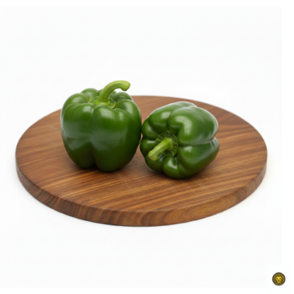 Picture of Fresh Green Capsicum (Bell Peppers)