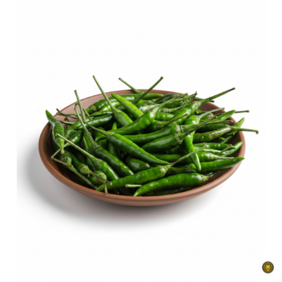 Picture of Fresh Big Green Chillies (India)
