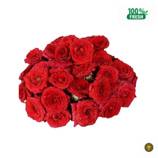 Picture of Fresh Red Rose Pooja Flower