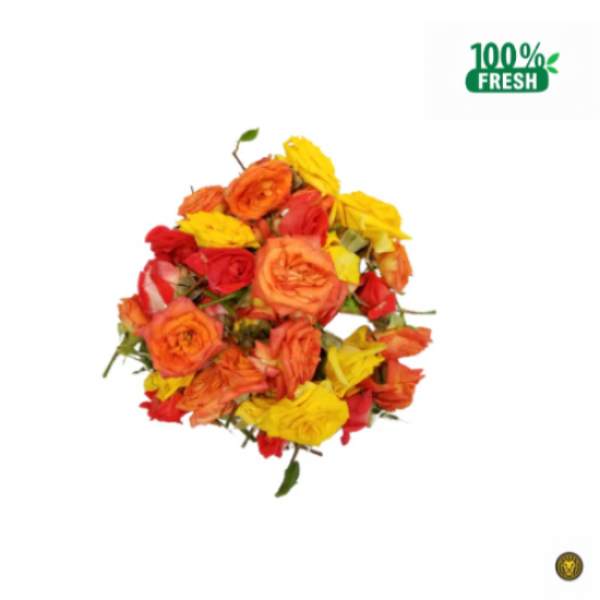 Picture of Fresh Mix Rose Pooja Flower