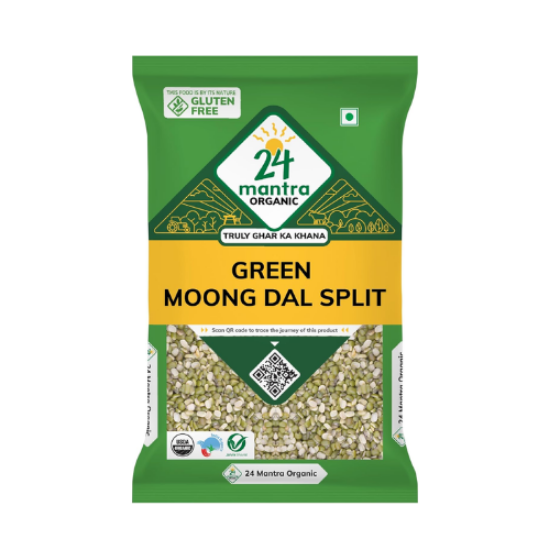 Picture of 24 Mantra Organic Green Moong Dal Split