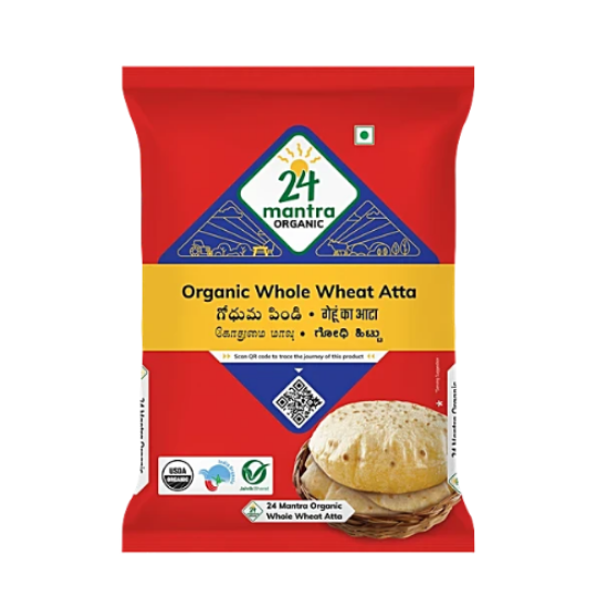 Picture of 24 Mantra Organic Whole Wheat Atta (Flour) Premium