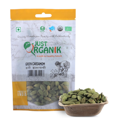 Picture of Just Organik Organic Green Cardamom Whole