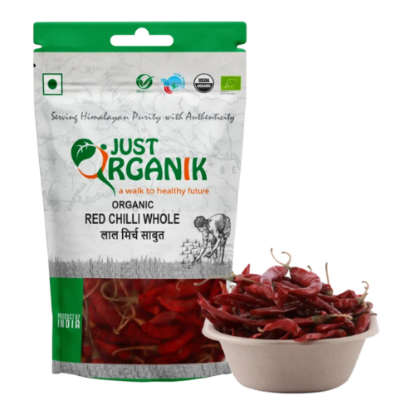 Picture of Just Organik Organic Red Chilli Whole