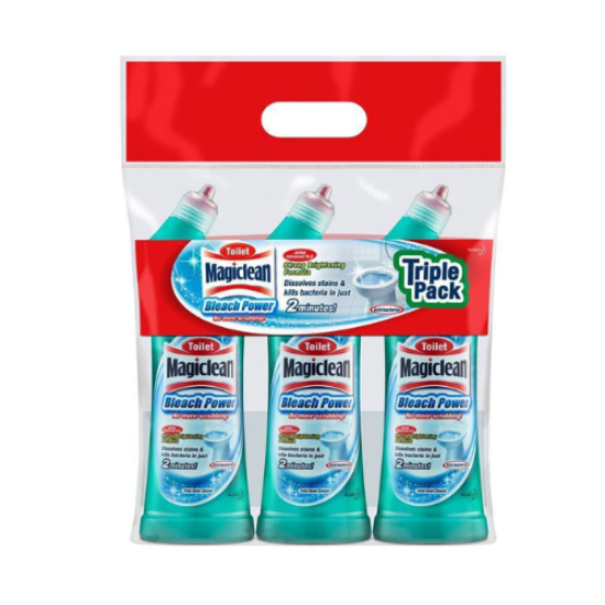 Picture of Magiclean Toilet Bleach Power Cleaner Triple Pack
