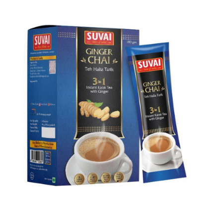 Picture of Suvai Ginger Chai Premix 3 in 1 Instant