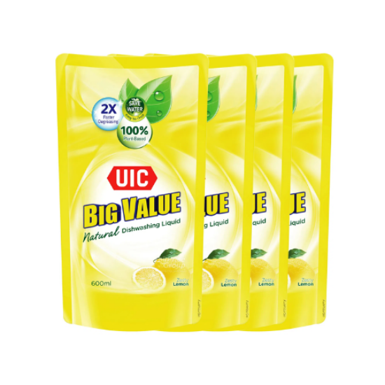 Picture of UIC Big Value Dishwashing Liquid Refill - Lemon