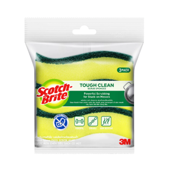 Picture of 3M Scotch-Brite Scrub Sponges - Tough Clean