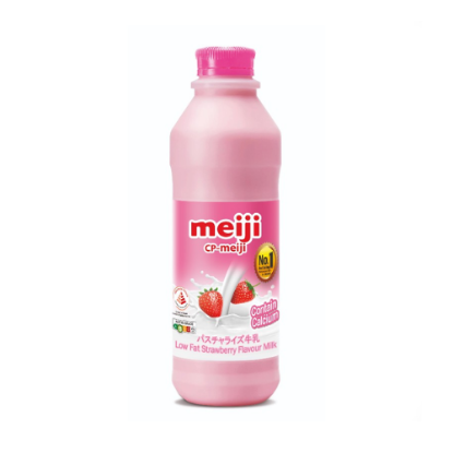 Picture of Meiji Low Fat Milk Bottle Drink - Strawberry