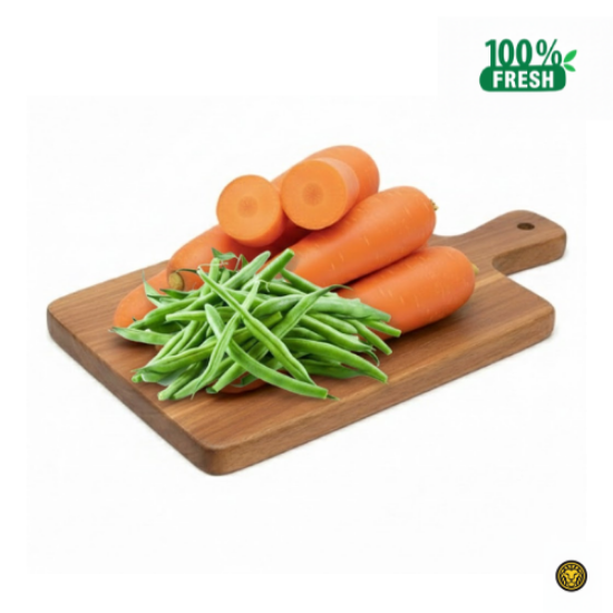 Picture of Fresh French Beans + Carrot (COMBO)
